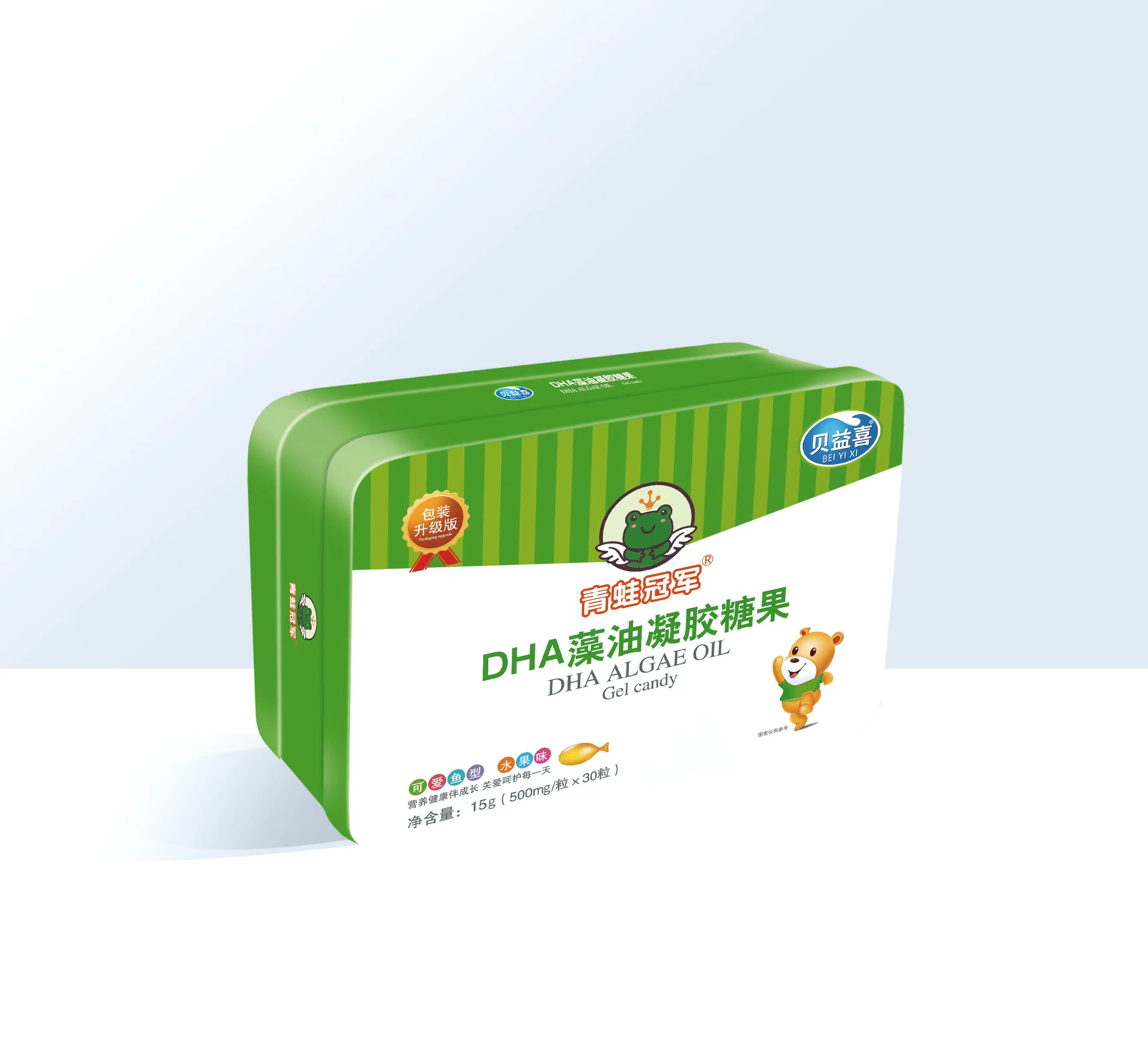 青蛙冠軍DHA藻油凝膠糖果
