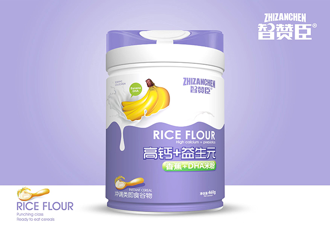 智贊臣高鈣+益生元米粉(香蕉+DHA)