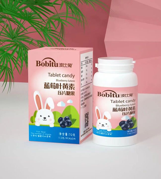 波比兔藍莓葉黃素壓片糖果