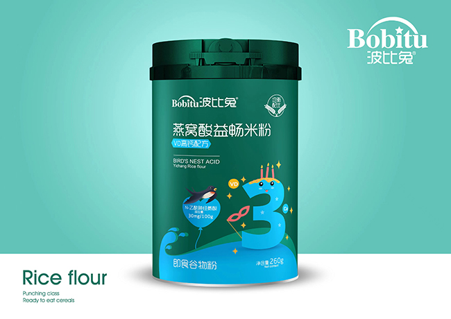 波比兔燕窩酸益暢米粉 VD高鈣配方