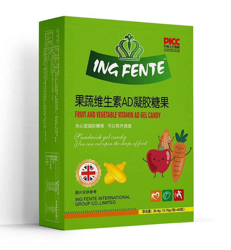 英玢特果蔬AD凝膠糖果