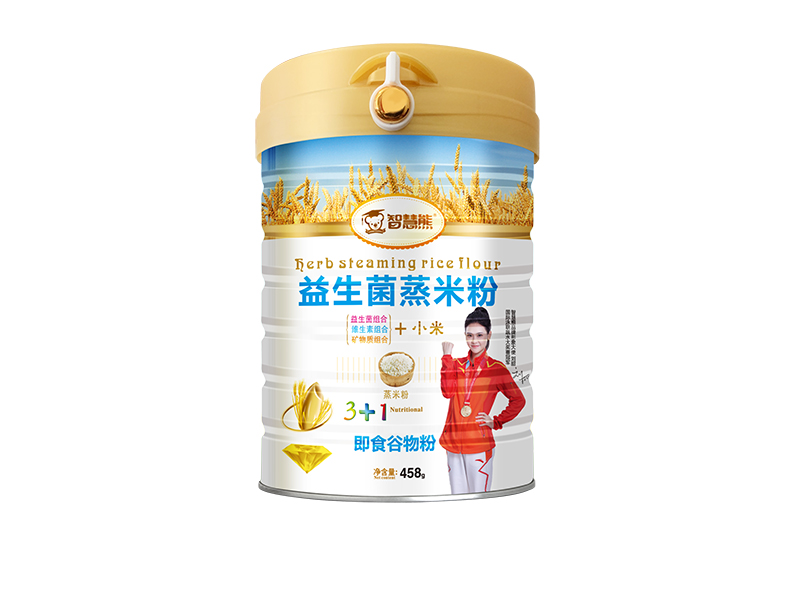 智慧熊益生菌蒸米粉 聽裝