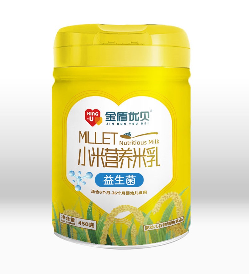 金盾優(yōu)貝益生菌小米營(yíng)養(yǎng)米乳
