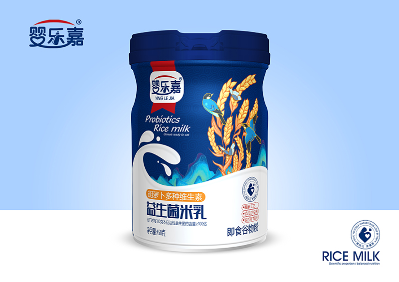 嬰樂嘉胡蘿卜多種維生素益生菌米乳