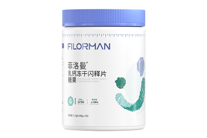 菲洛曼乳鈣凍干閃釋片糖果