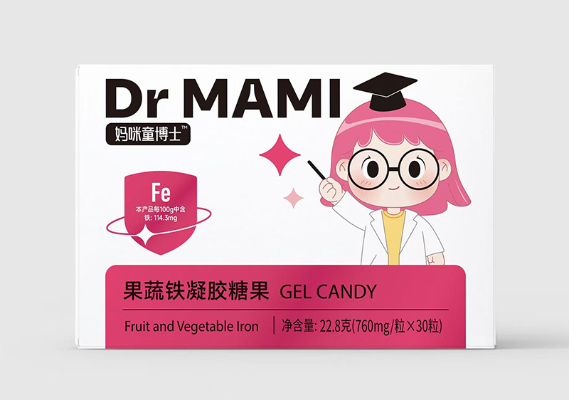 媽咪童博士果蔬鐵凝膠糖果