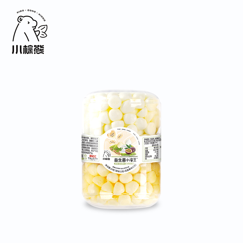 小棕熊益生菌小溶豆 原味+百香果味