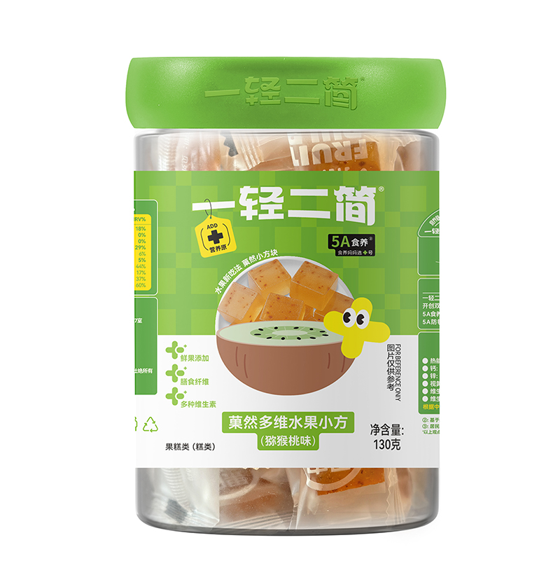 一輕二簡(jiǎn)菓然多維水果小方(獼猴桃味).jpg 一輕二簡(jiǎn)菓然多維水果小方(獼猴桃味).jpg
