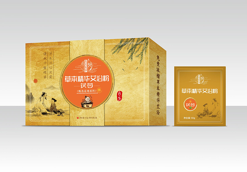 民間郎中草本精華艾浴粉-茯苓