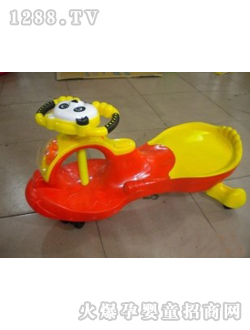 尼爾樂(lè)紅黃兒童扭扭車(chē)