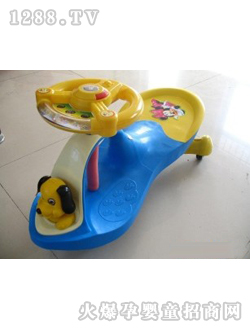 尼爾樂(lè)藍(lán)色卡通扭扭車(chē)