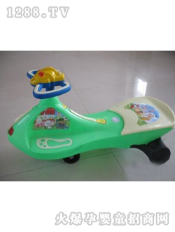 尼爾樂(lè)綠色兒童扭扭車(chē)