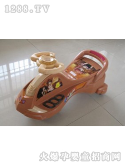 尼爾樂(lè)棕色兒童扭扭車(chē)