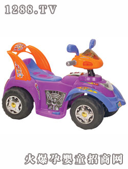 貝思達紫色童車2008