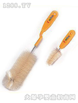 靠娃兒小獅王辛巴旋轉(zhuǎn)式奶瓶刷(豬毛)