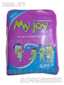 靜潔嬰兒紙尿褲小號34包裝