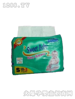 靜潔嬰兒紙尿褲小號10加2包裝