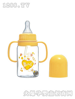 貝帝熊有柄小直身自動(dòng)奶瓶