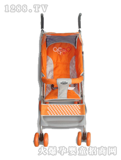 小貝樂(lè)兒童推車T-116橙色