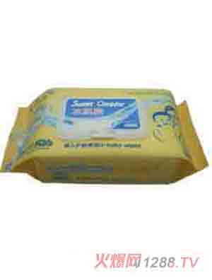 白底水肌膚80蓋c濕巾