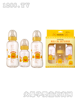 黃色小鴨葫蘆奶瓶組