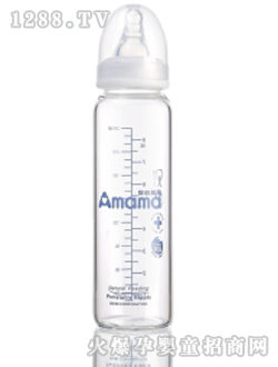 標(biāo)準(zhǔn)口徑晶鉆玻璃奶瓶240ml