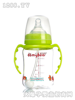 寬口徑自動(dòng)握把PC奶瓶240ML