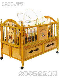 愛嬰寶嬰兒木床638