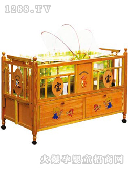 愛嬰寶嬰兒木床656