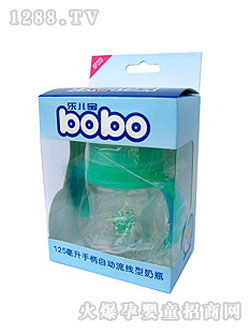 樂兒寶手柄自動(dòng)流線型奶瓶