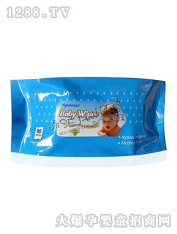 舒爾潔嬰兒濕巾青藍(lán)色包裝