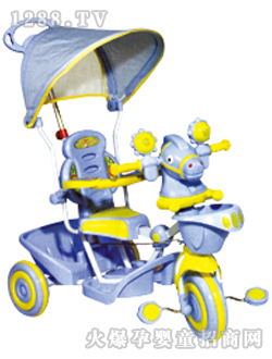 愛(ài)嬰寶兒童三輪車4237C