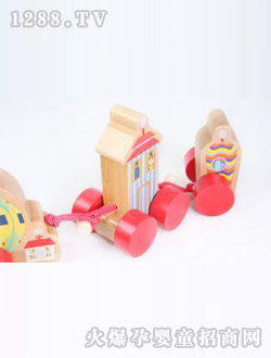 花園寶寶2D叮叮火車玩具