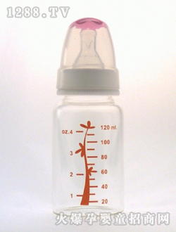 晶鉆玻璃奶瓶120ml紅樹(shù)