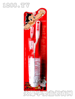 360度旋轉(zhuǎn)奶瓶刷