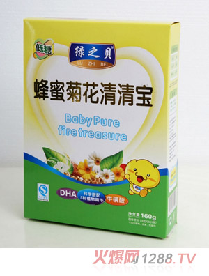 綠之貝嬰幼兒蜂蜜菊花清清寶