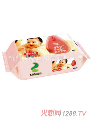 80片袋裝清香型清潔護理yinge濕巾