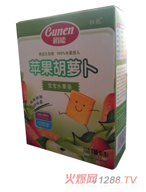 初能蘋(píng)果胡蘿卜寶寶水果條