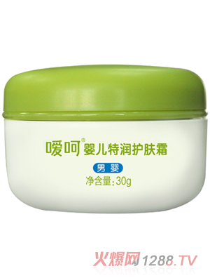 噯呵嬰兒特潤護(hù)膚霜男嬰30g