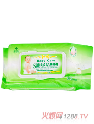 施爾潔yinge潤膚柔濕巾82片