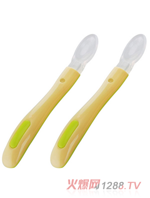 孩兒寶嬰兒小硅膠匙