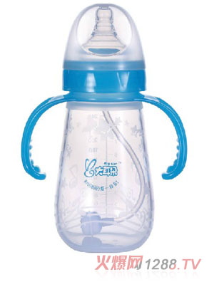 大耳朵全硅膠奶瓶240ml