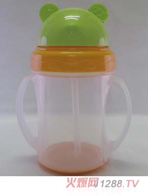 嬰兒寶240ML貓頭學飲杯