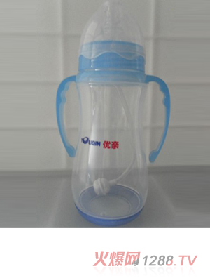 U親PP藍(lán)色自動yinge奶瓶350ml
