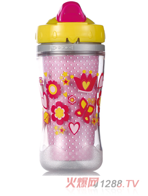 媽媽易雙層嬰幼兒水杯學(xué)飲杯