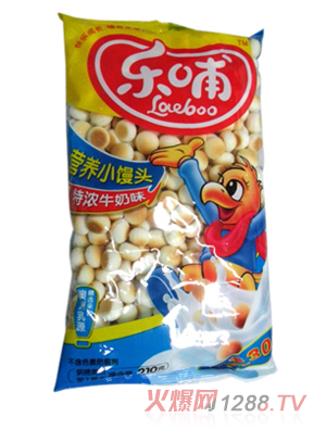 樂哺特濃牛奶營(yíng)養(yǎng)小饅頭210g