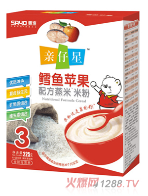 親仔星鱈魚蘋果米粉