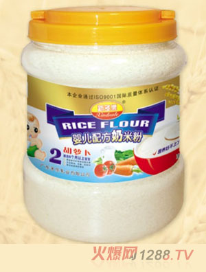 新多樂(lè)胡蘿卜嬰兒配方奶米粉2段