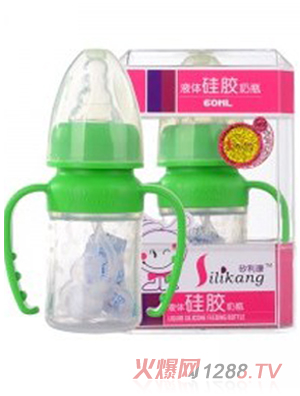 矽利康液體硅膠奶瓶60ml