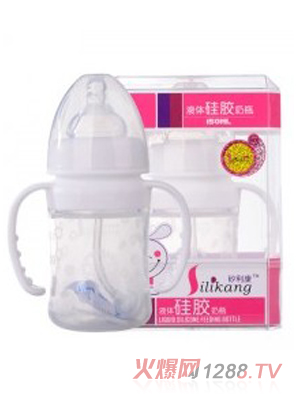 矽利康液體硅膠奶瓶150ml